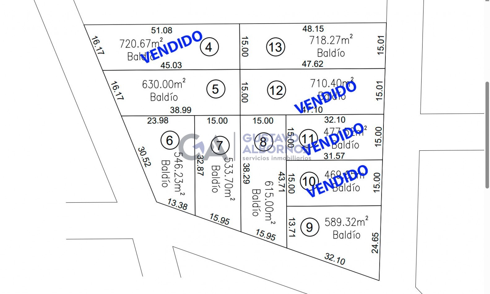 Lote en Venta Villa Amancay - Calamuchita - Cordoba MZ 84 L 7